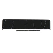 Applique LED Milagro Pierce 12W nero marmo 4000K IP20