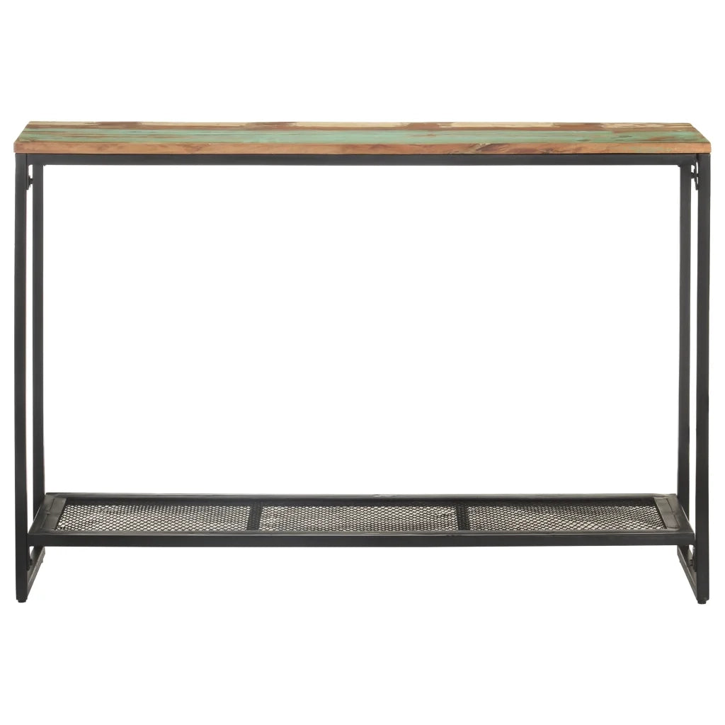 Tavolo Consolle 110x35x75 cm in Legno Massello di Recupero 320248