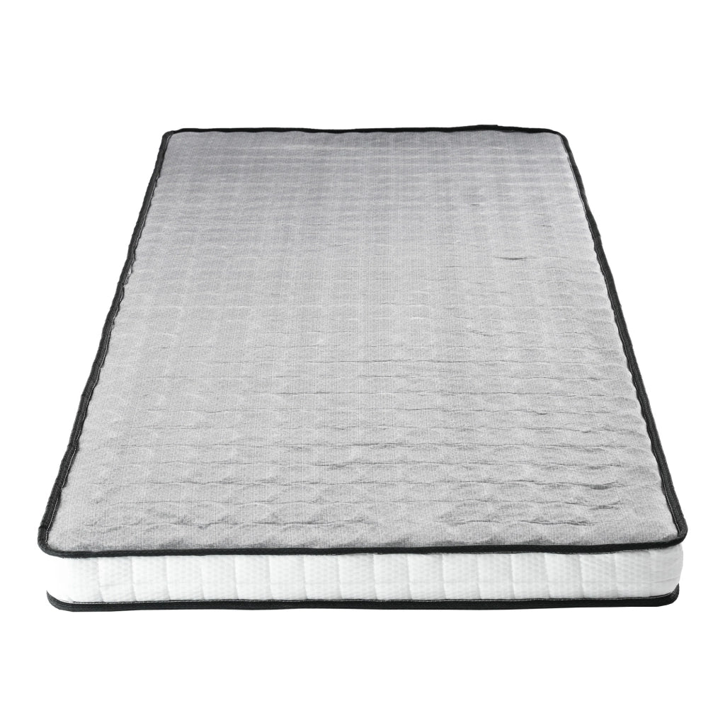 Materasso a Molle 90x200 cm H3 Spessore 12 cm con Supporto Ergonomico Arrotolato Bianco