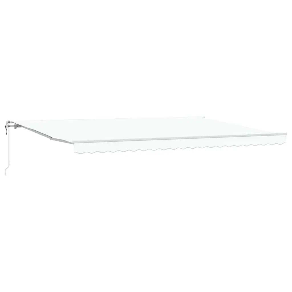 Tettuccio Elettrico Retrattile Bianco 500 × 350 cm 3331535