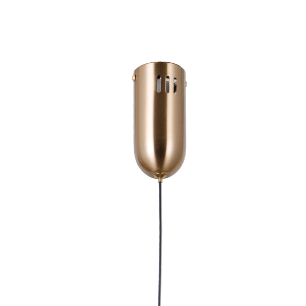 Lampada a sospensione Rastia LED 6W oro opale Ø15 Italux