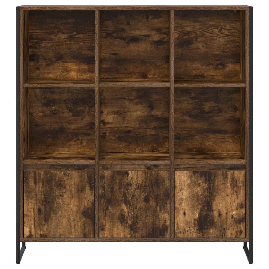 Armadio per Libri 2 pcs Quercia Fumosa 99,5 x 30 x 108 cm 3403024