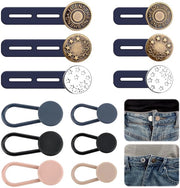 Estensione Cintura – 12 Pezzi – Ampliatore per Jeans e Pantaloni – Senza Saldatura – Riciclabile – Uomo e Donna
