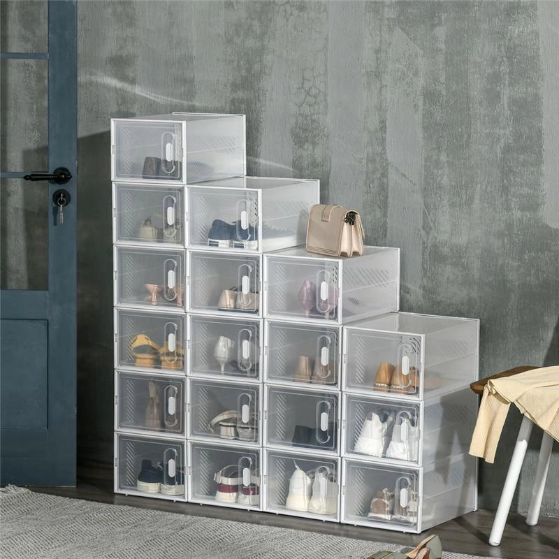 MOBILE SCARPIERA RETTANGOLARE IN PLASTICA PER SCARPE MAX 43 EU VESTITI E LIBRI