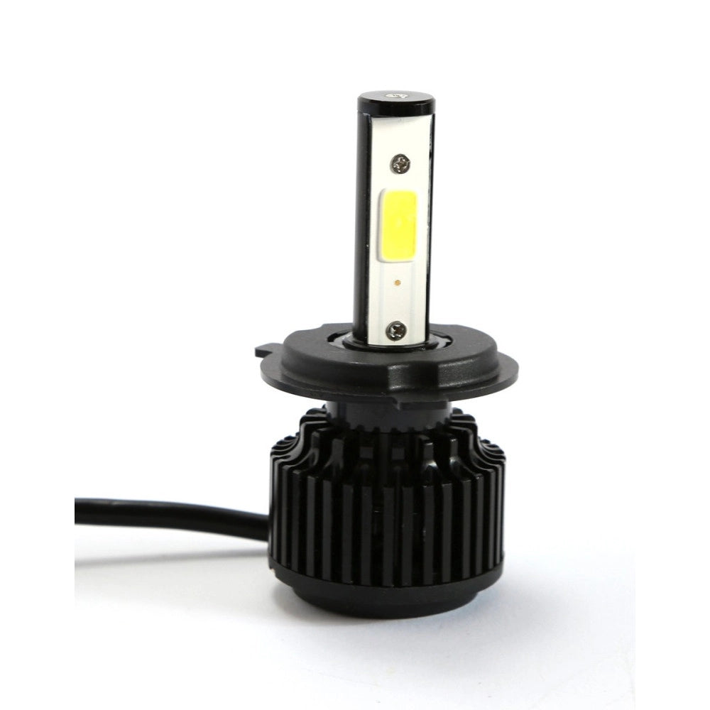 Trade Shop - Kit H4 Lampade A Led Cree Full Led 2600 Lumen 6000k Digitale 12v 24v 24w Auto -