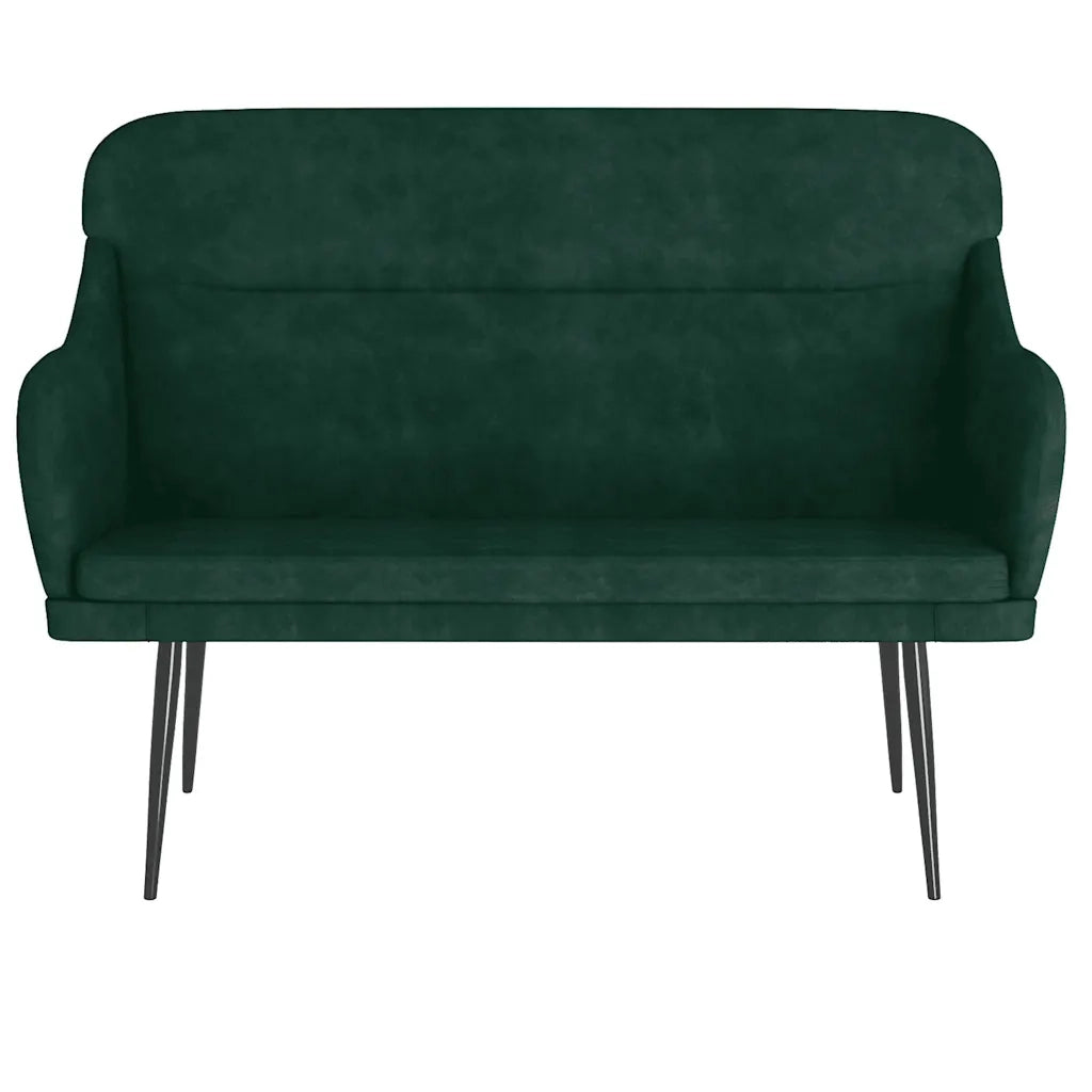 Panca Verde Scuro 110x76x80 cm in Velluto CFW8419484