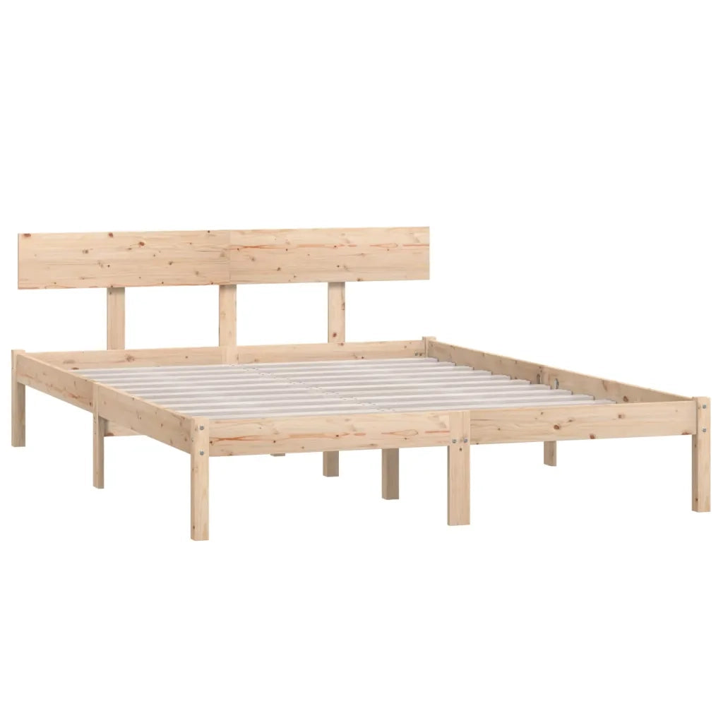 Giroletto senza Materasso Ambrato in Legno Massello 120x200 cm 810142