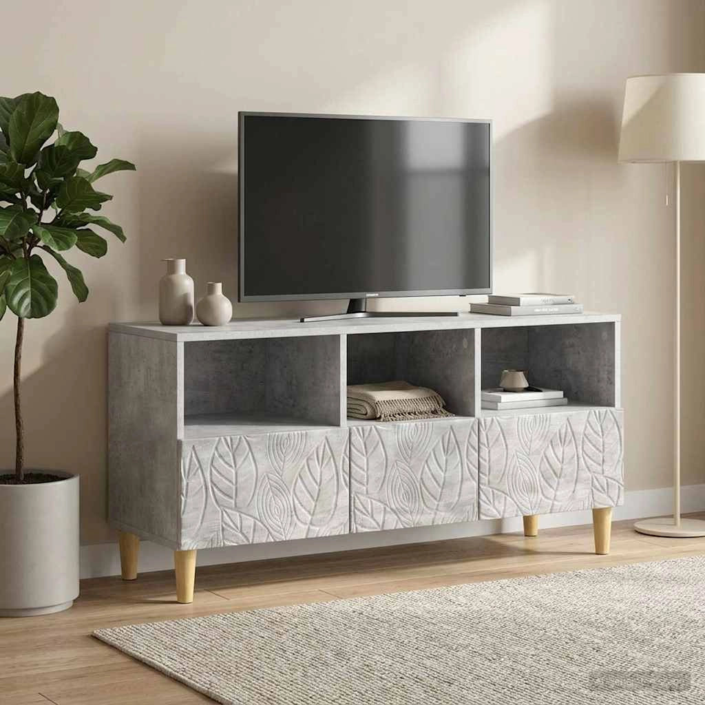 Mobile TV 102 x 34,5 x 50 cm Grigio Cemento 895138