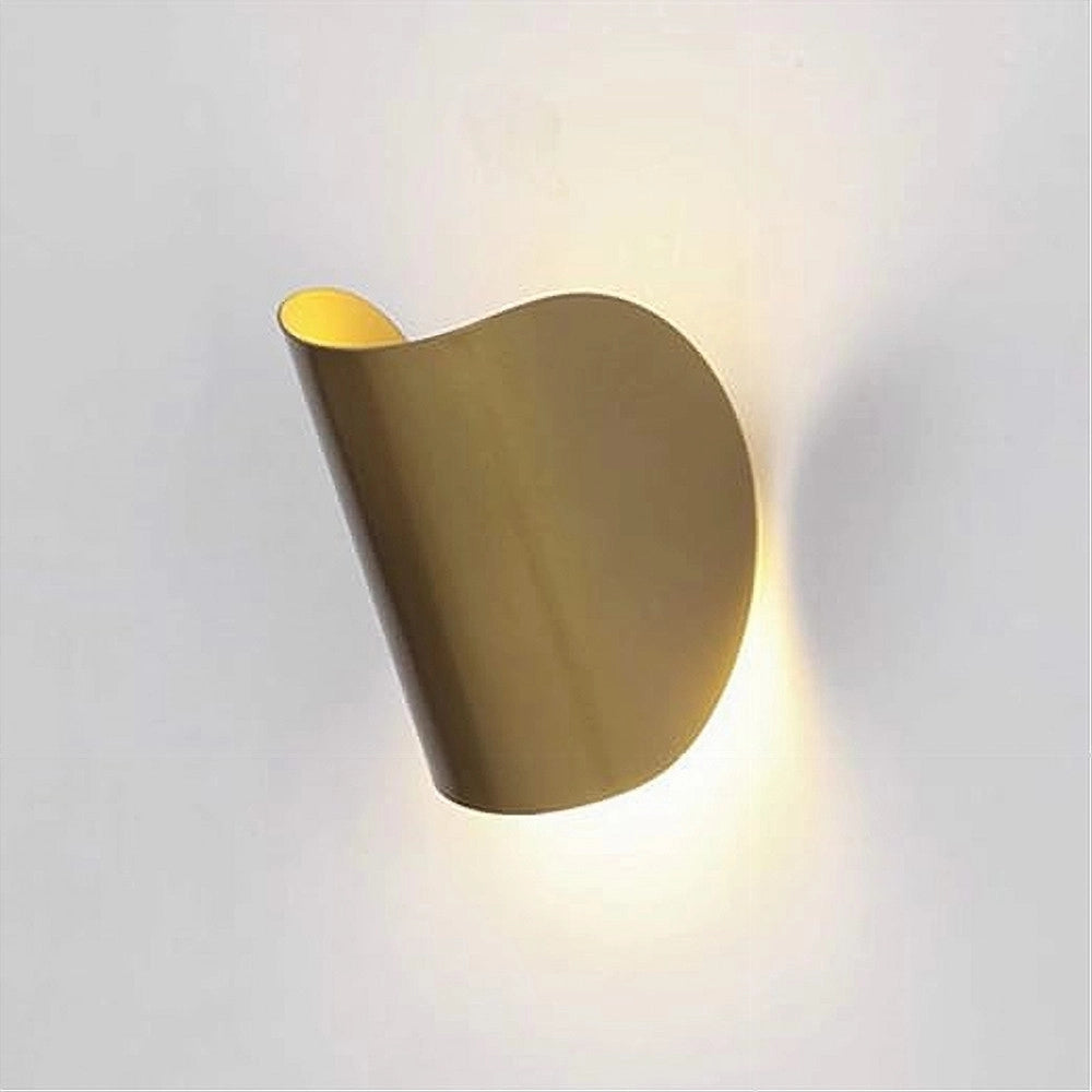 Trade Shop - Applique Da Parete Oro In Metallo Lampada Attacco G9 Design Moderno Ip20 32743 -