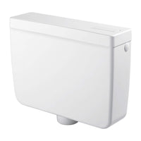 Cassetta WC a Zaino con 1 Pulsante 44,5x14x36 cm Forlani Pratika Bianca