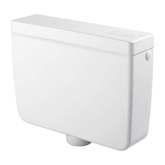 Cassetta WC a Zaino con 1 Pulsante 44,5x14x36 cm Forlani Pratika Bianca