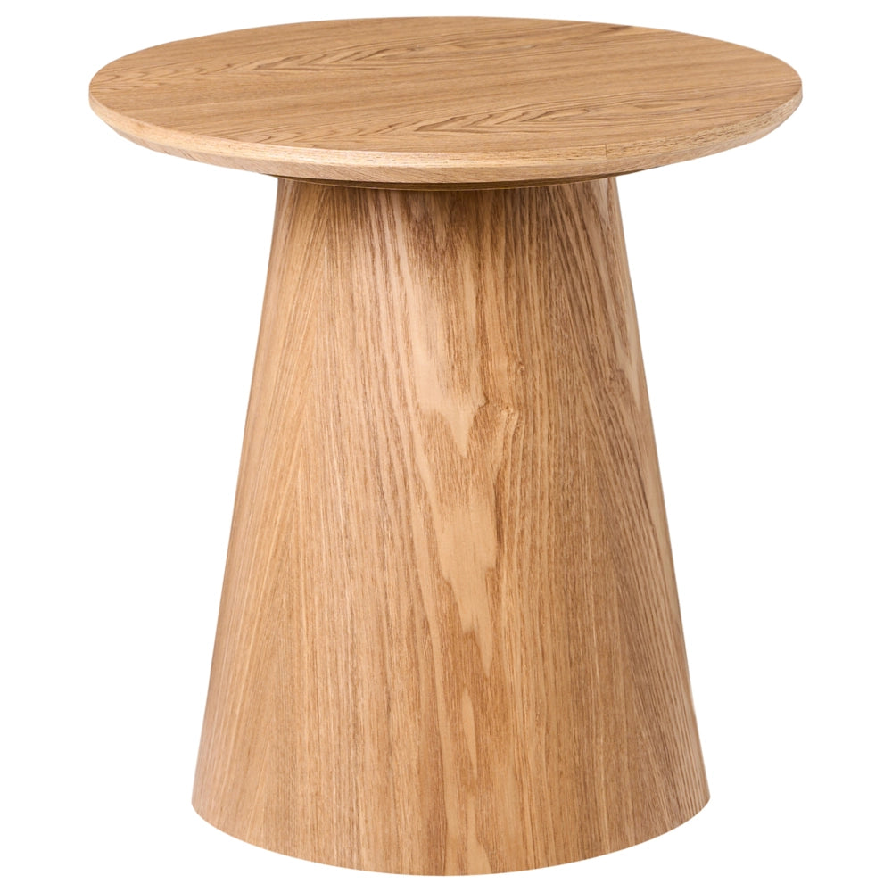 Tavolino con piano in MDF impiallacciato in frassino moderno 41 x 41 cm Marrone chiaro stile moderno