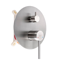 Set Doccia Da Incasso Rea Foss Clif Nickel Brush + Box