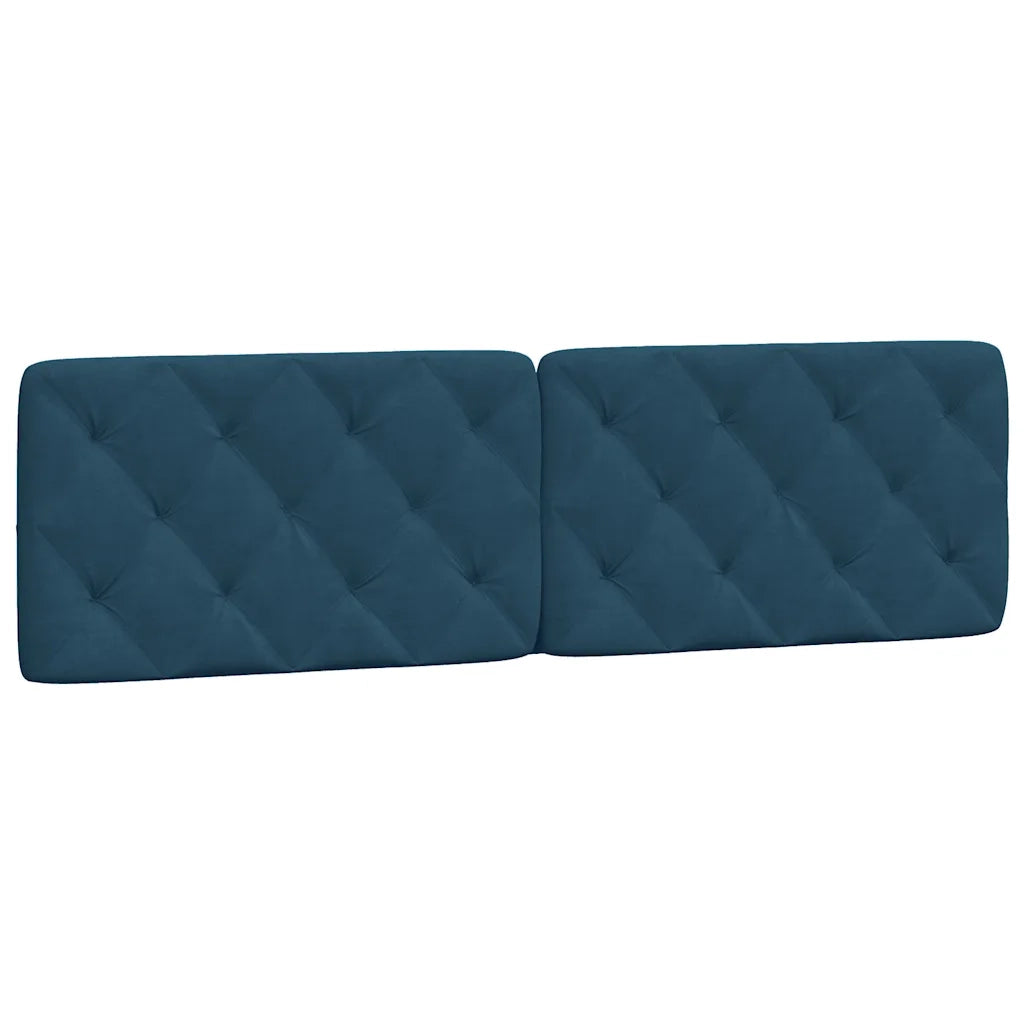 Cuscino Testiera Blu 180 cm in Velluto CFW6254664