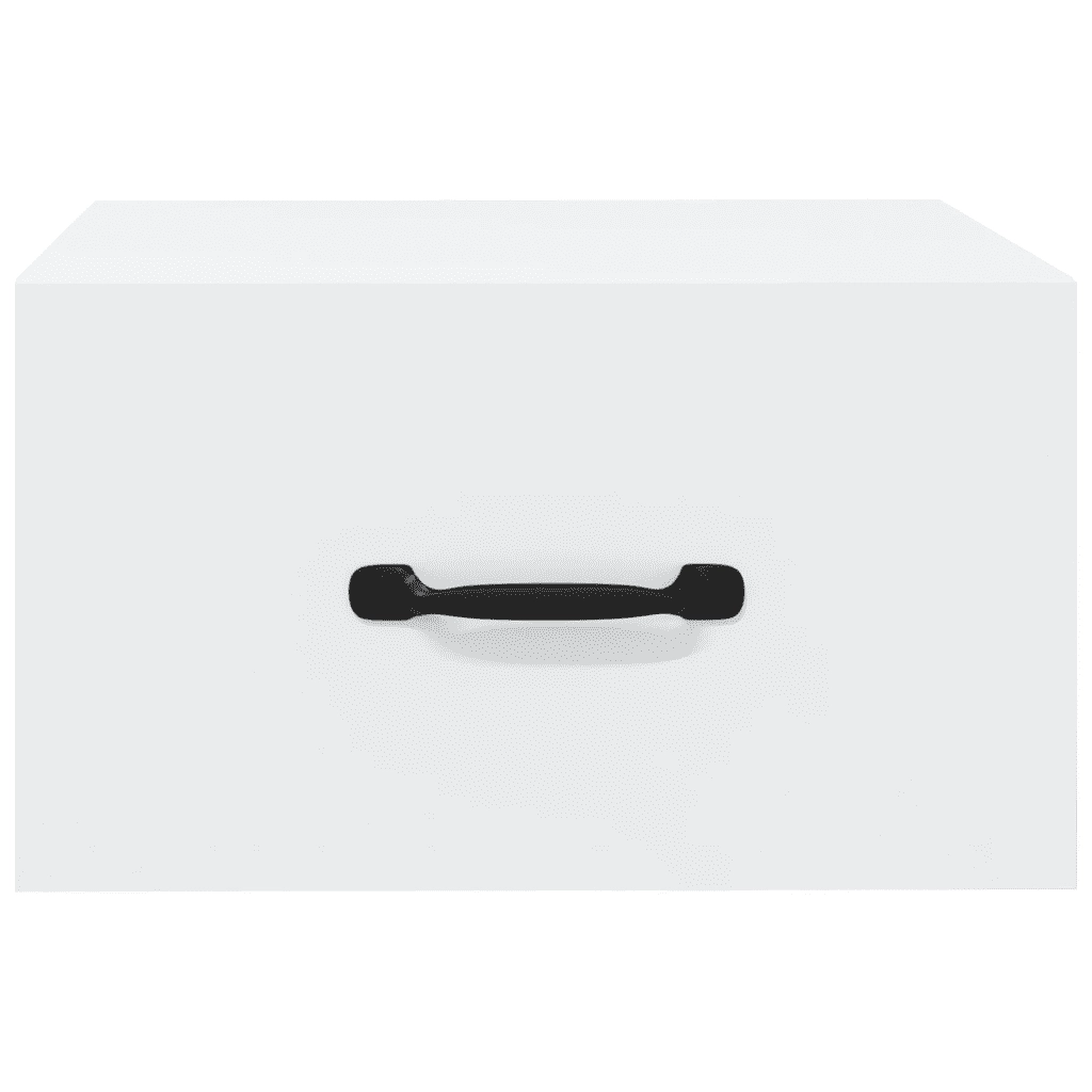Comodini a Muro 2 pz-Set di 2 Tavolino da notte Bianchi 35x35x20 cm 560987