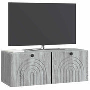 Mobile TV da Muro | Armadietto TV | Mobile Porta TV Grigio Sonoma 78,5 x 31 x 30 cm