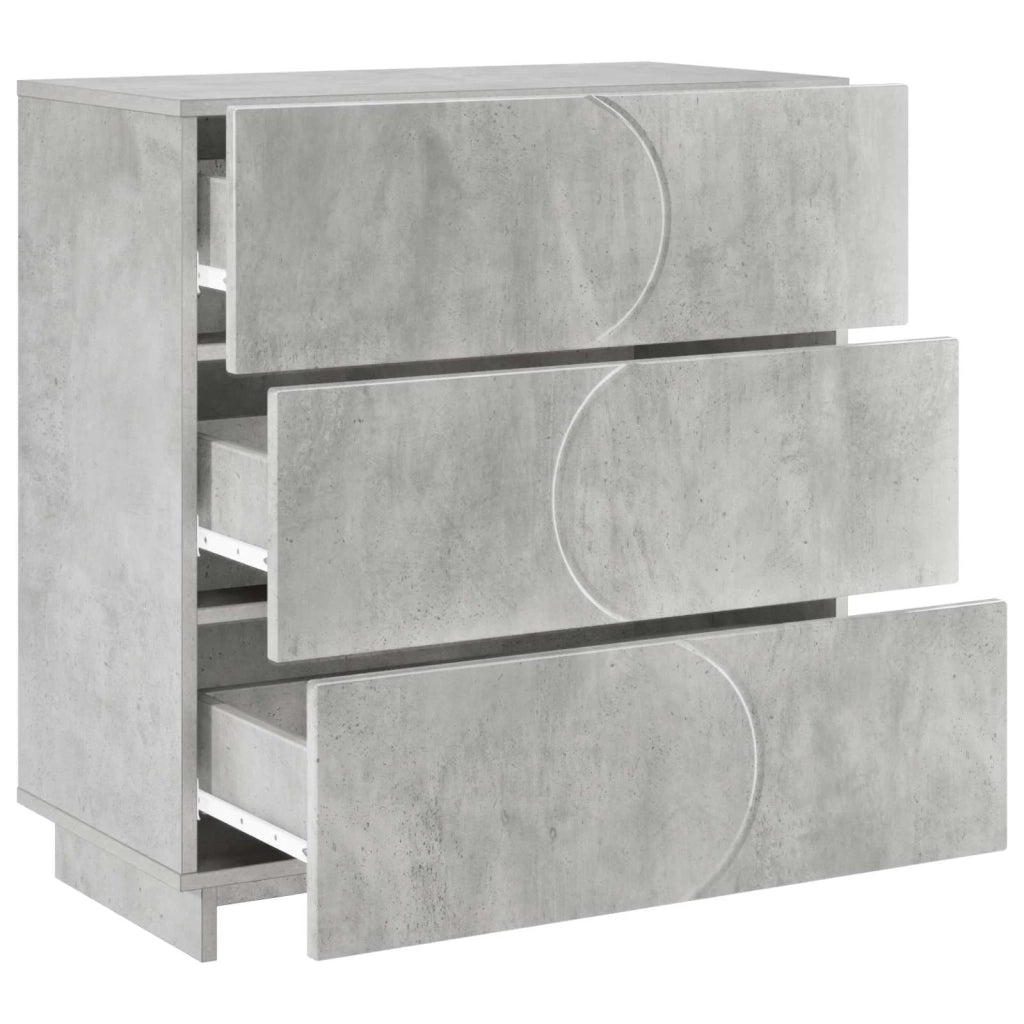 Credenza Grigio Cemento 70 x 38 x 75 cm Legno ingegnerizzato 8011525