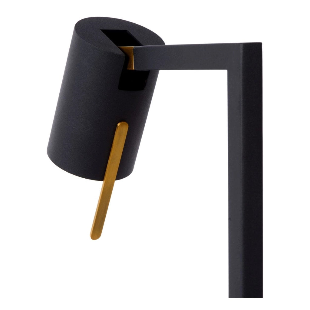 Lampada da scrivania Lucide Lesley nera GU10 35W in metallo