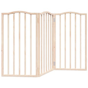 Cancello per Cani Pieghevole 3 Pannelli 150 cm Legno di Pioppo CFW1557962