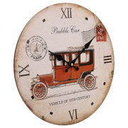 Orologio da parete in legno bianco d34x2h