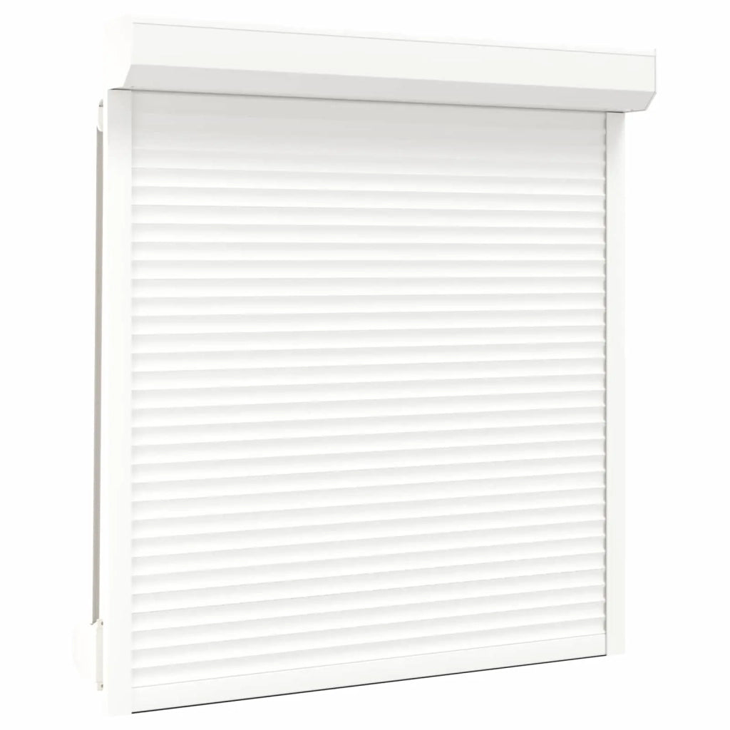 Persiana a rullo Bianco 130 x 140 cm Alluminio e poliuretano