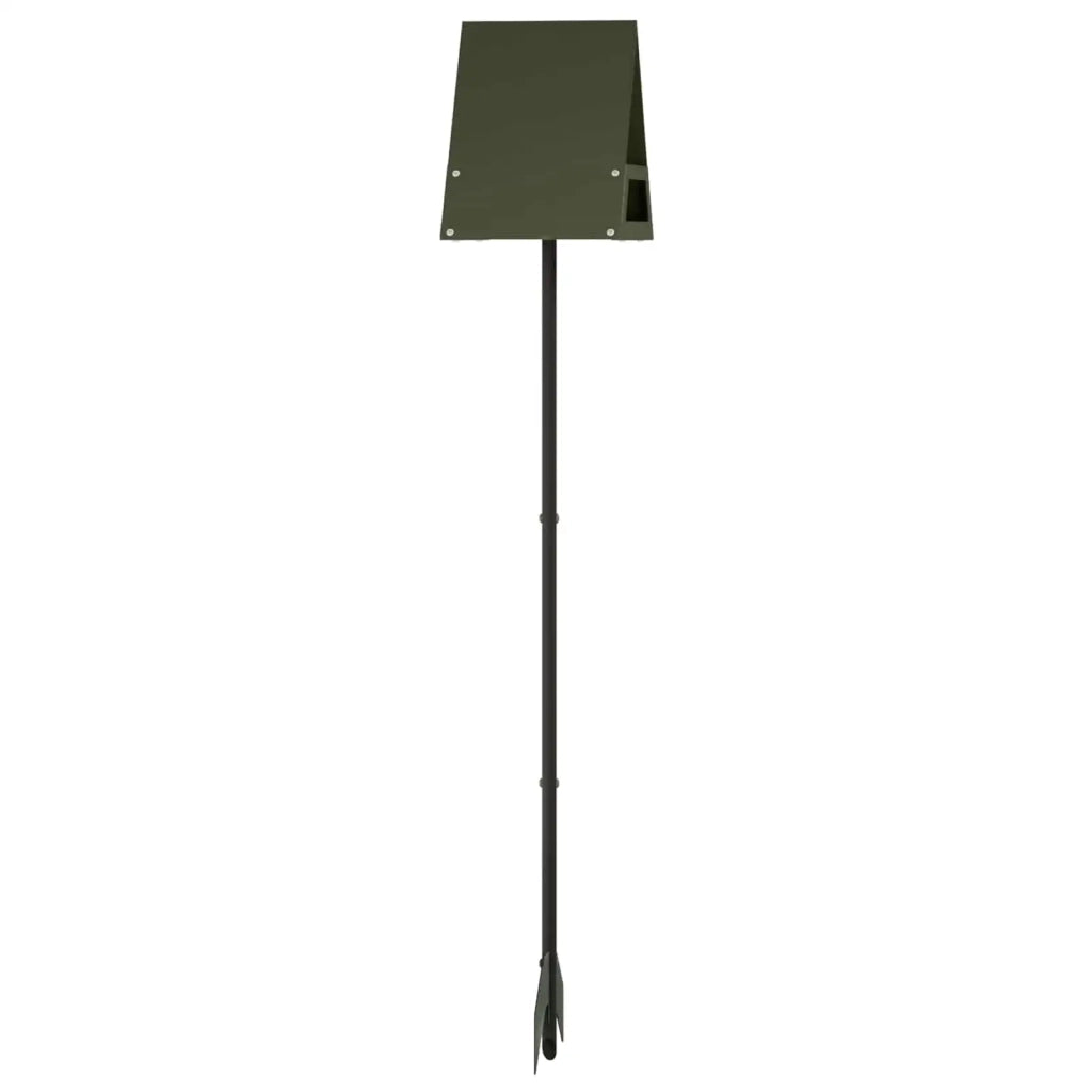 Mangiatore per Uccelli Acciaio Verde Oliva 8014213