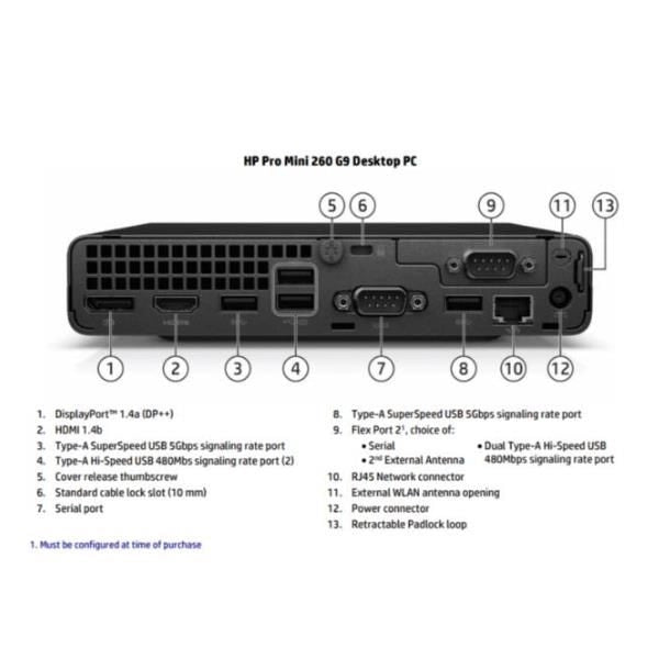 Pro mini 260 g9 r i3 8/256 w11h - D57KSEA#ABZ
