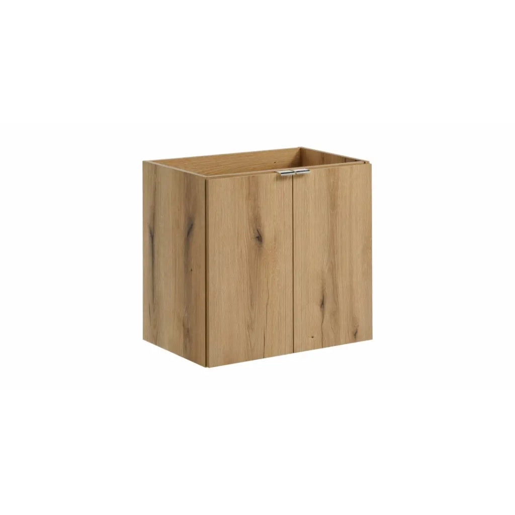 Mobile sottolavabo VANO – 2 ante – Colore rovere – L60 × P57 × H39 cm – Da appendere