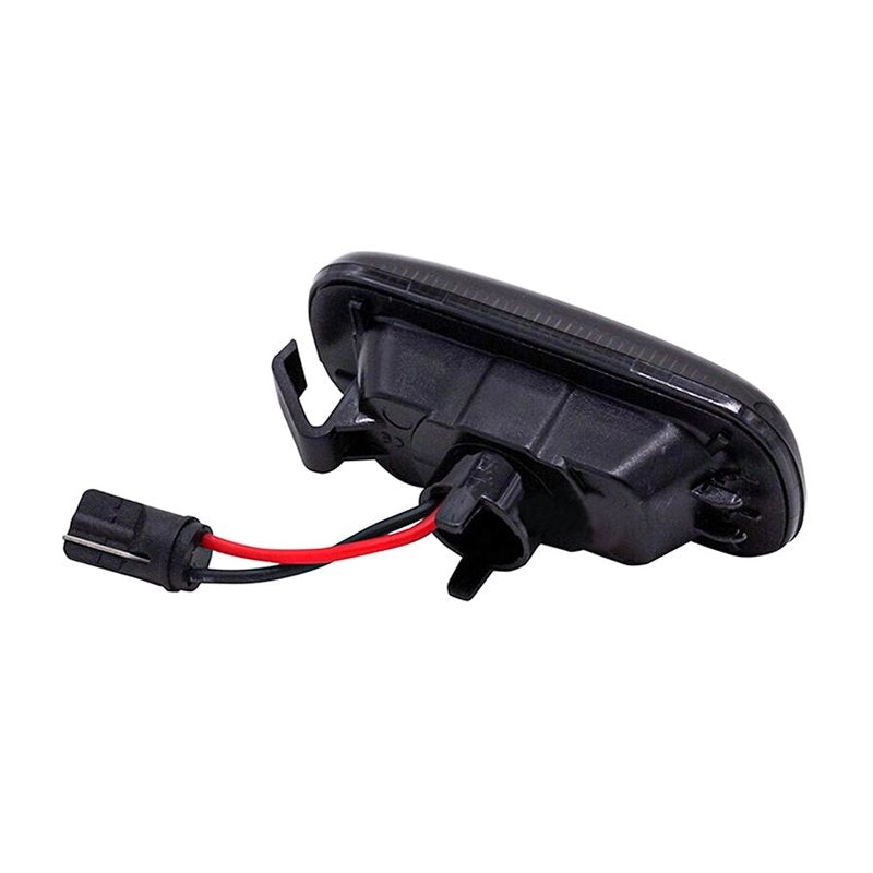 Kit Freccia Laterale a Led Side Marker Lente Nero Fume Luce Arancione Per Audi A3 S3 A4 S4 B6 B7 B8 A6 8N0949127A