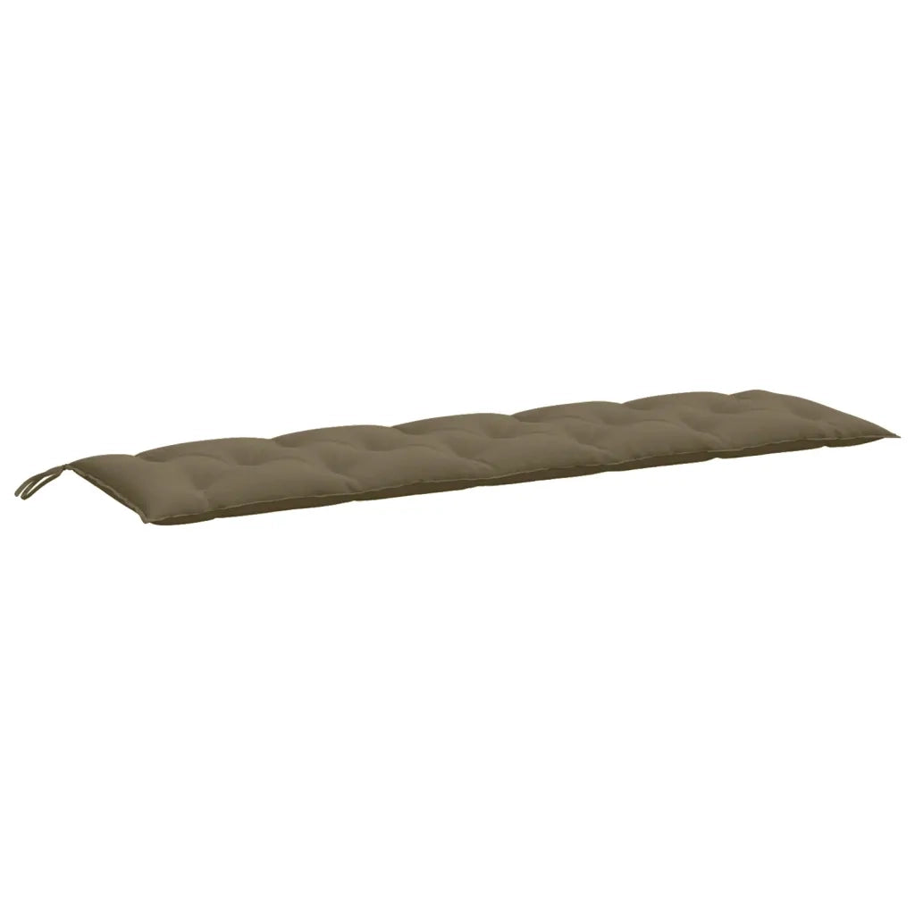 Cuscino Panca da Giardino-Cuscini per panchina da esterno Tortora M¨¦lange 180x50x7cm in Tessuto