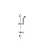 Kit Doccia Soffione Pressurizzato Ioni BL-1001S-ION | Braccio Regolabile Mensola Integrata | Tubo Acciaio Inox