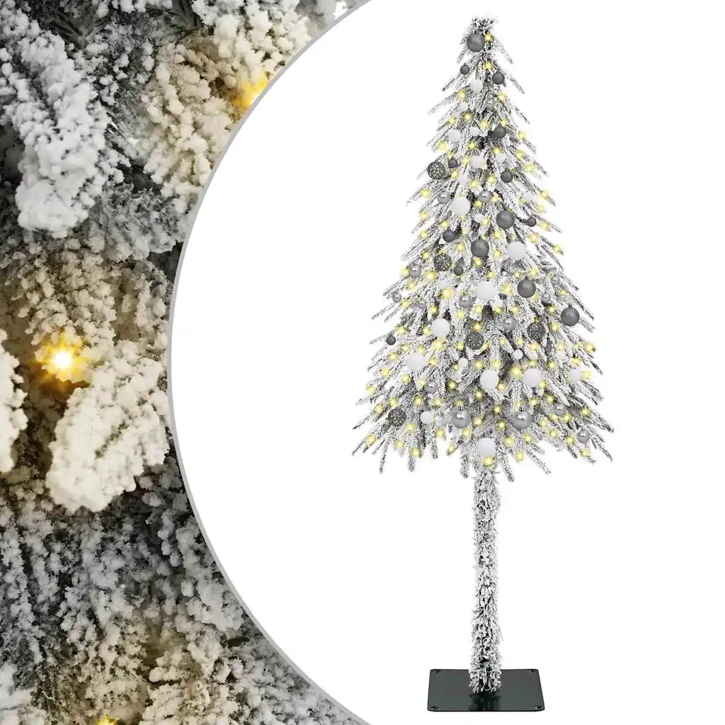 Albero di Natale con 300 LED Bianco 210 cm PE e Acciaio 3396241