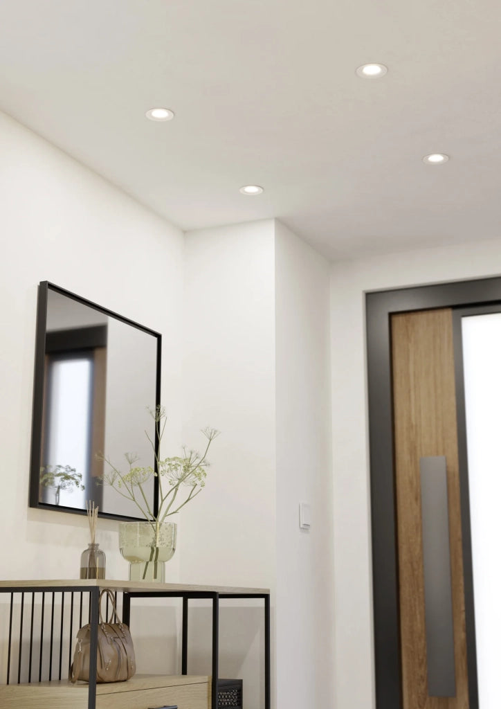 Faretto Incasso Moderno Saliceto Alluminio Bianco Led 6W 580Lm Ip20