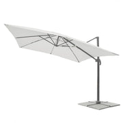 Ombrellone a braccio palo Grigio 3 x 3 in alluminio Top Eventi Store - EcrÃ¹