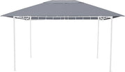Tetto di ricambio grigio 3x4m per tenda da giardino con gazebo antico