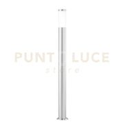 PALETTO TOKYO NIKEL 1 LUCE ATTACCO E27 IP44 11,5X110CM IN ACCIAIO INOX