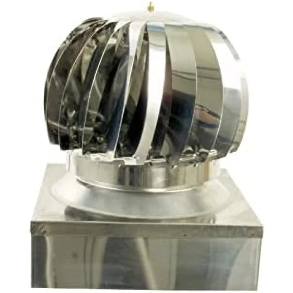 Comignolo girevole acciaio inox quadrato fumaiolo aspiratore can