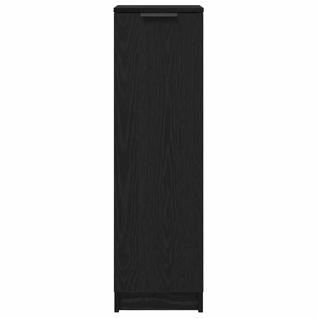 Mobile per scarpe con porta Rovere Nero 29,5 x 35 x 101 cm 862101