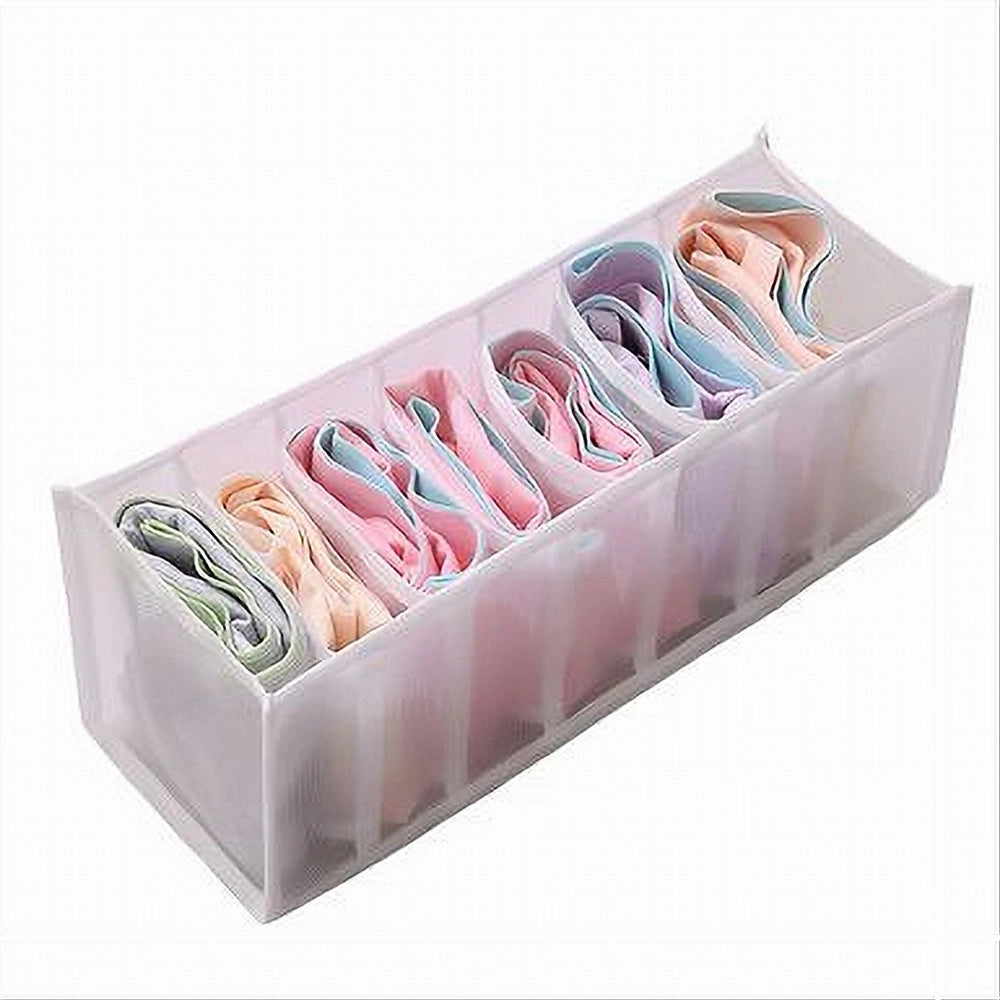 Trade Shop - Organizer Organizzatore Per Armadio Cassetti Mobile Pieghevole 7 Scomparti 87407 -