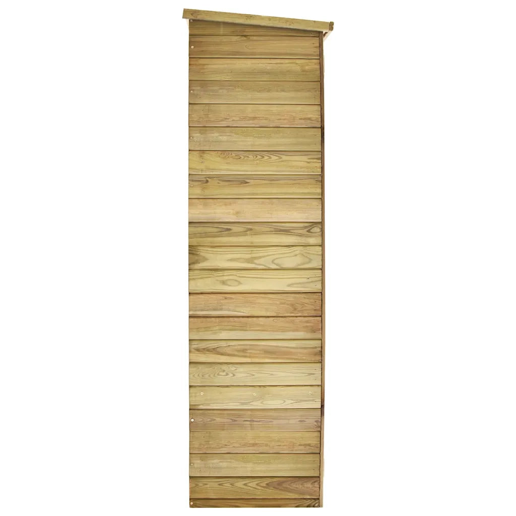 Rimessa Attrezzi da Giardino 163x50x171 cm in Pino Impregnato