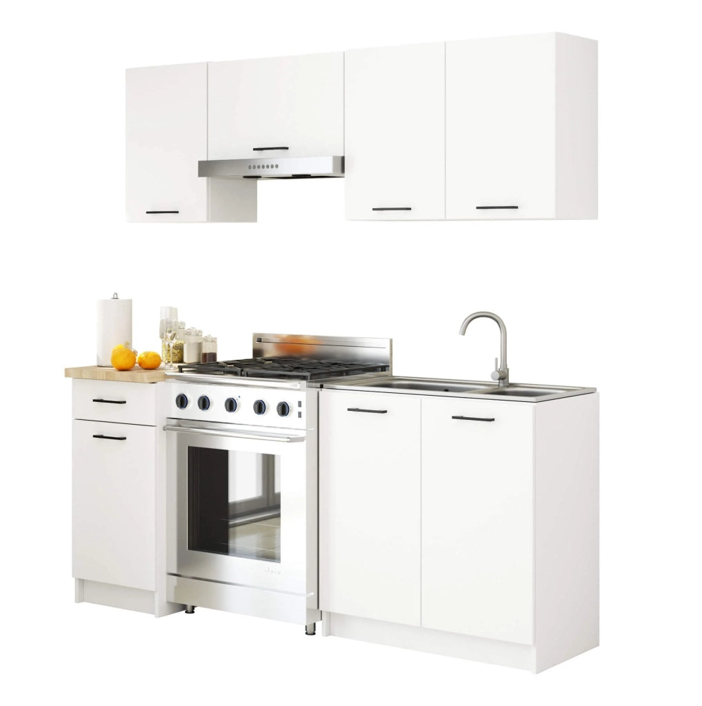 Mobile da cucina pensile sistema AKORD OLIWIA Bianco 80 cm 2 ante 80x30x58 cm