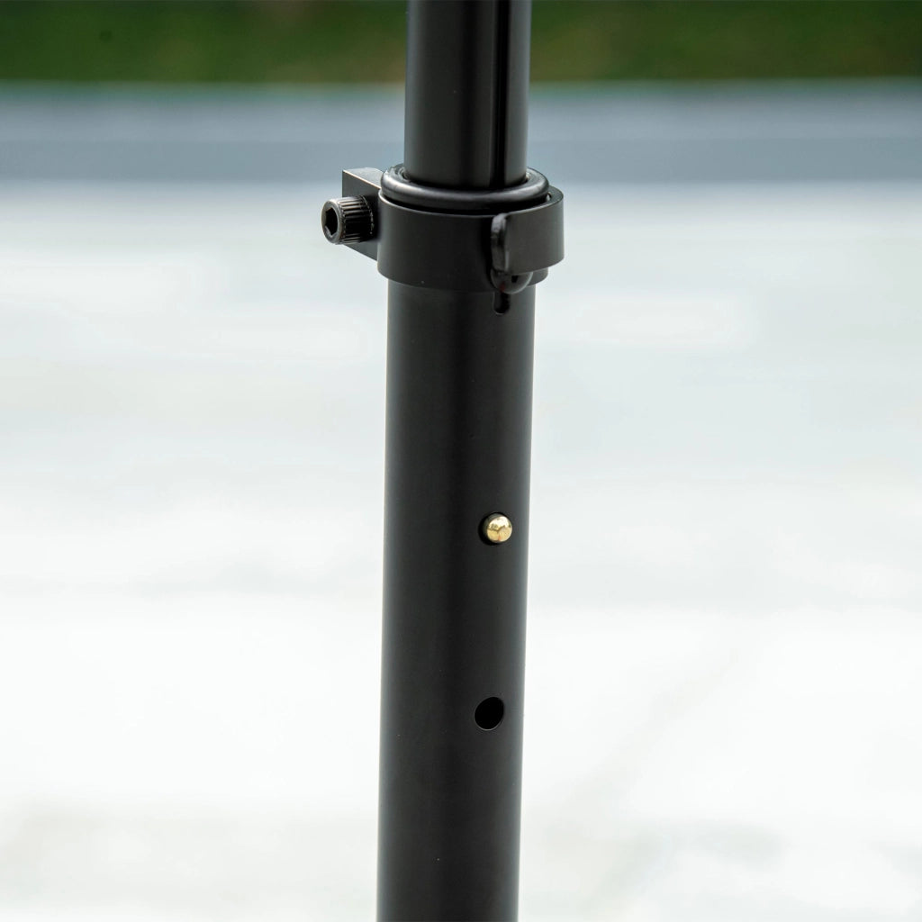Monopattino Elettrico Pieghevole per Bambini Altezza Regolabile 75-80 cm Nero e Rosso