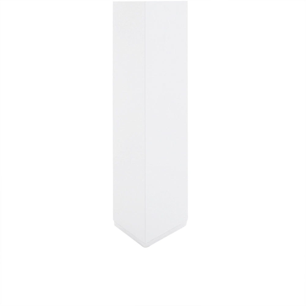 Set di 4 sedie da giardino rivestimento in Textilene grigio gambe bianche in alluminio schiuma ad asciugatura rapida