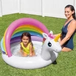 PISCINA GONFIABILE UNICORNO 13 ANNI  ø cm.127x102x69  peso kg.1,75 (57113)    INTEX