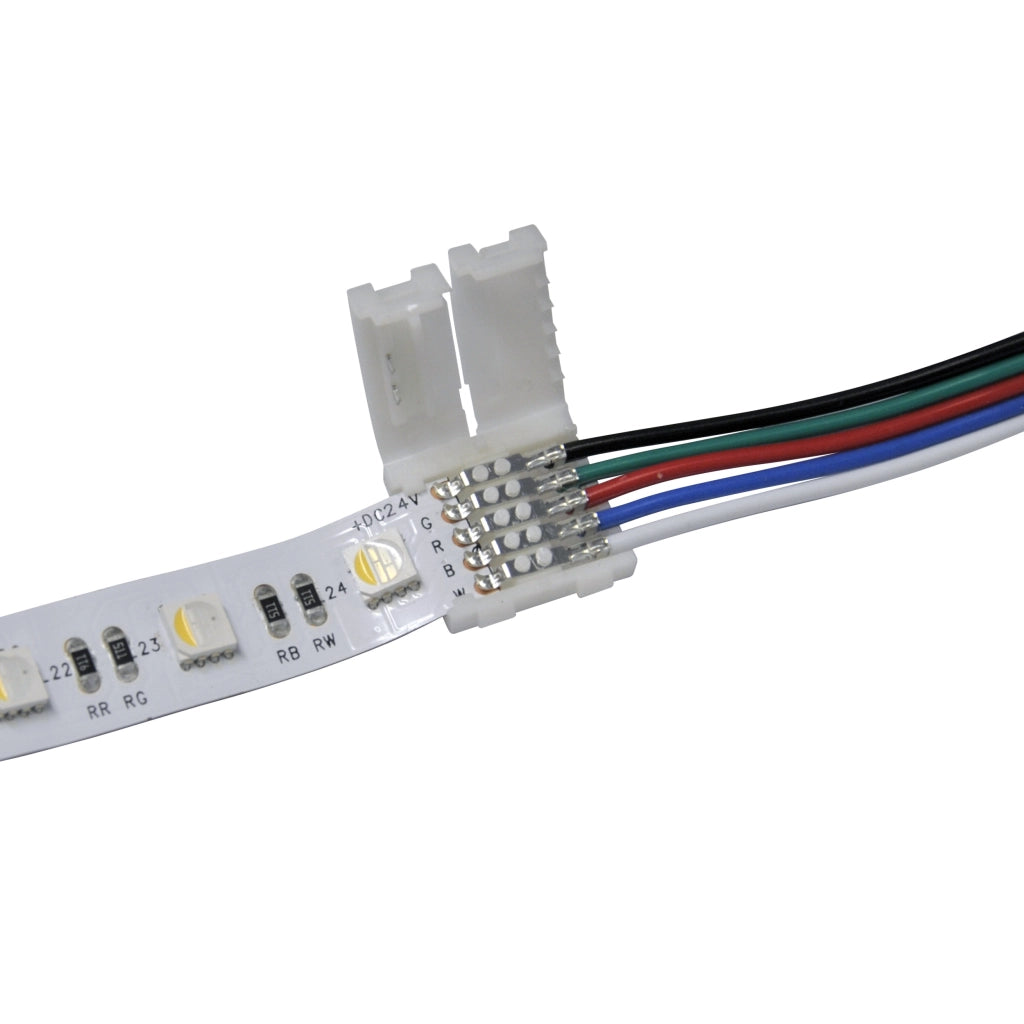 Connettore alimentazione RGBW 12mm 5pin 12-24V Polux