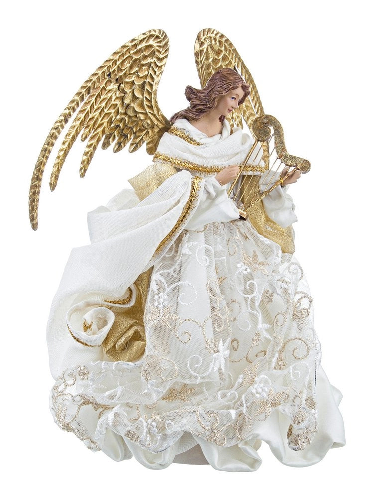 Puntale Albero di Natale Angelo Raffael Decorazione Addobbi Natalizi Bizzotto