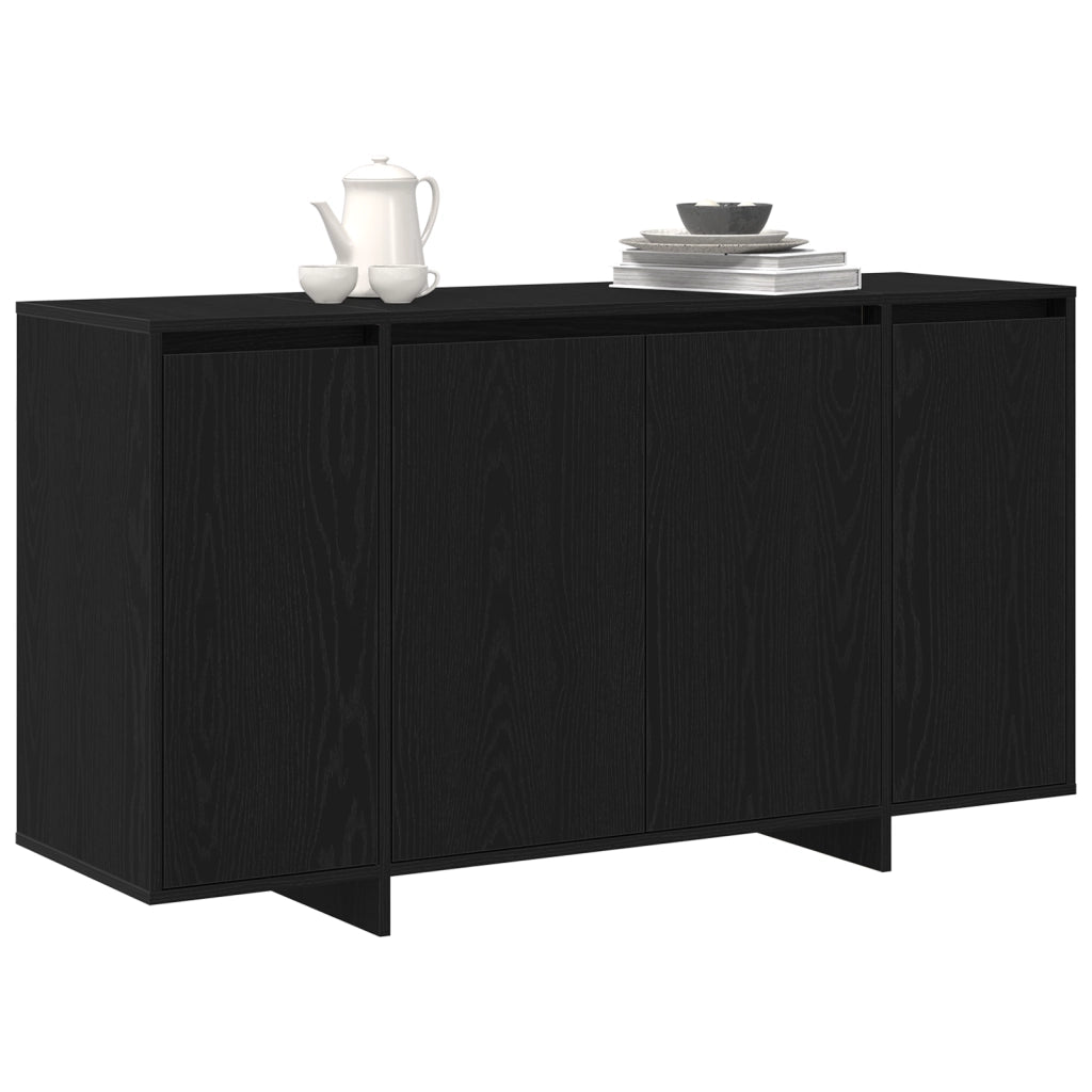 Credenza in Rovere Nero Rovere nero Impiallacciatura in legno