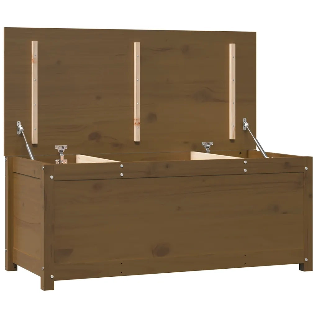 Contenitore Portaoggetti Ambra 110x50x45,5cm Massello di Pino 823542