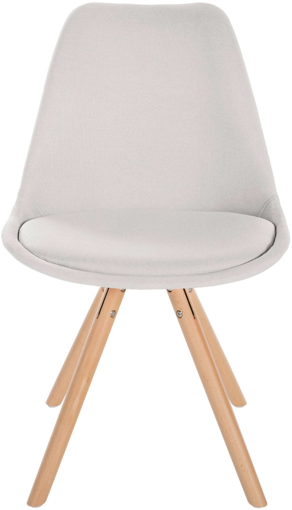 Sedia Sofia Tessuto crema,natura (rotondo)