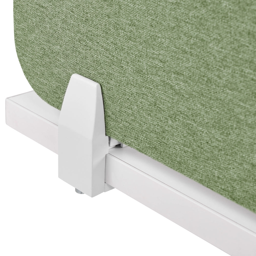 Pannello Divisorio Fonoassorbente per scrivania in PET verde 180 x 40 cm tavolo ufficio